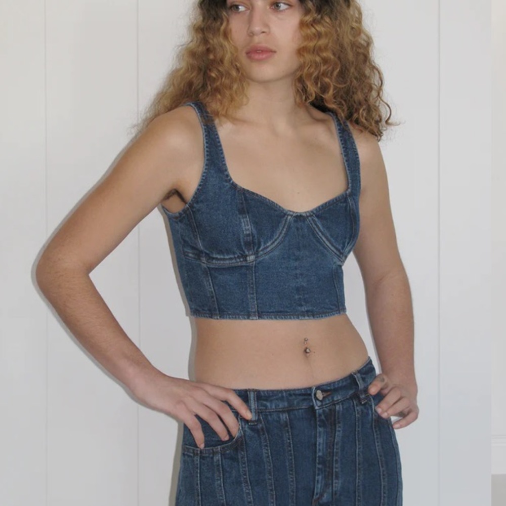 Paloma Wool Ramon Denim Top